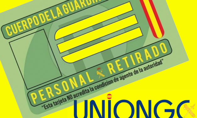 Es una realidad: la concesión de la tarjeta de retirado de la Guardia Civil