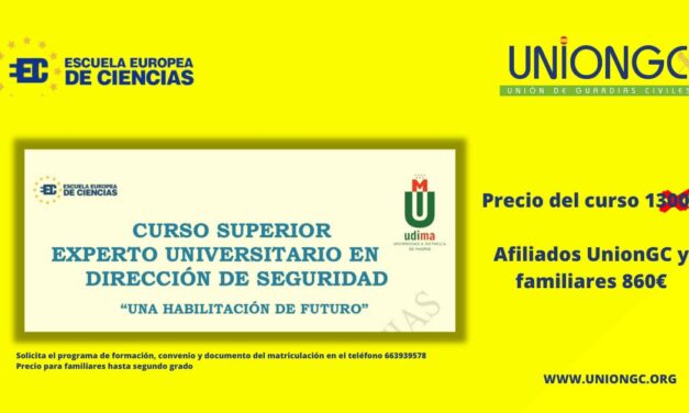 Curso de Experto Universitario en Dirección de Seguridad 21 de junio de 2022