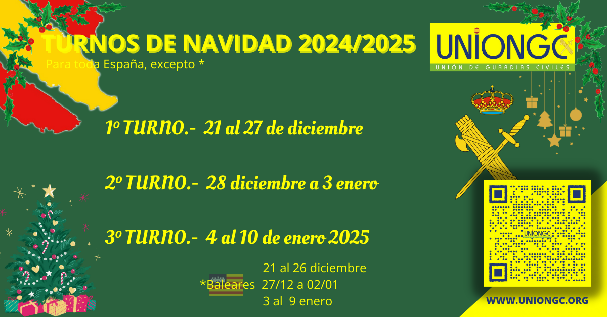 PERMISO DE NAVIDAD 2024/2025 – TURNOS