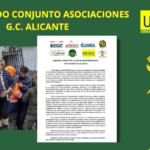 COMUNICADO CONJUNTO ASOCIACIONES GUARDIA CIVIL ALICANTE – GOTA FRIA (DANA)